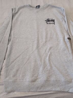 Stussy Los Angeles Gray Crewneck Sweatshirt